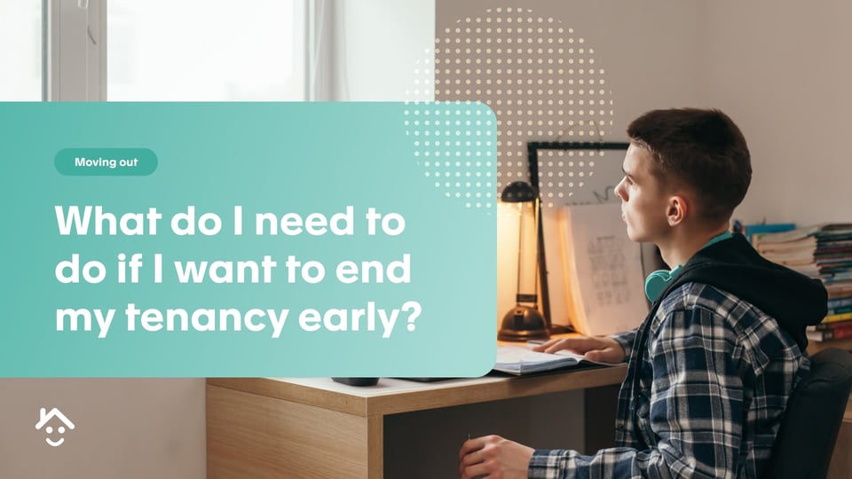What do I need to do if I want to end my tenancy early?