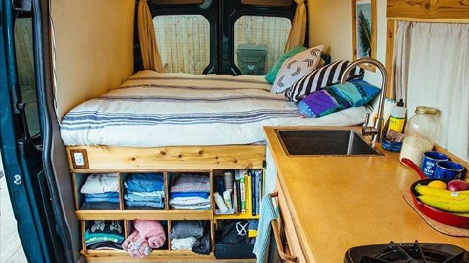 This student saves THOUSANDS on rent by living in a van