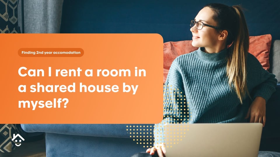 Can I rent a room in a shared house by myself?