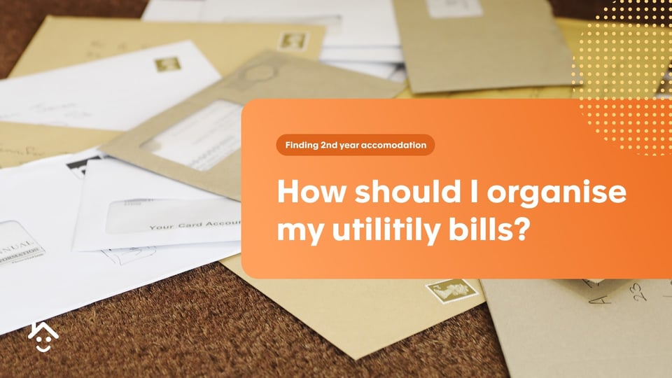 How should I organise my utility bills?