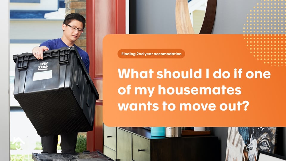 What should I do if one of my housemates wants to move out?