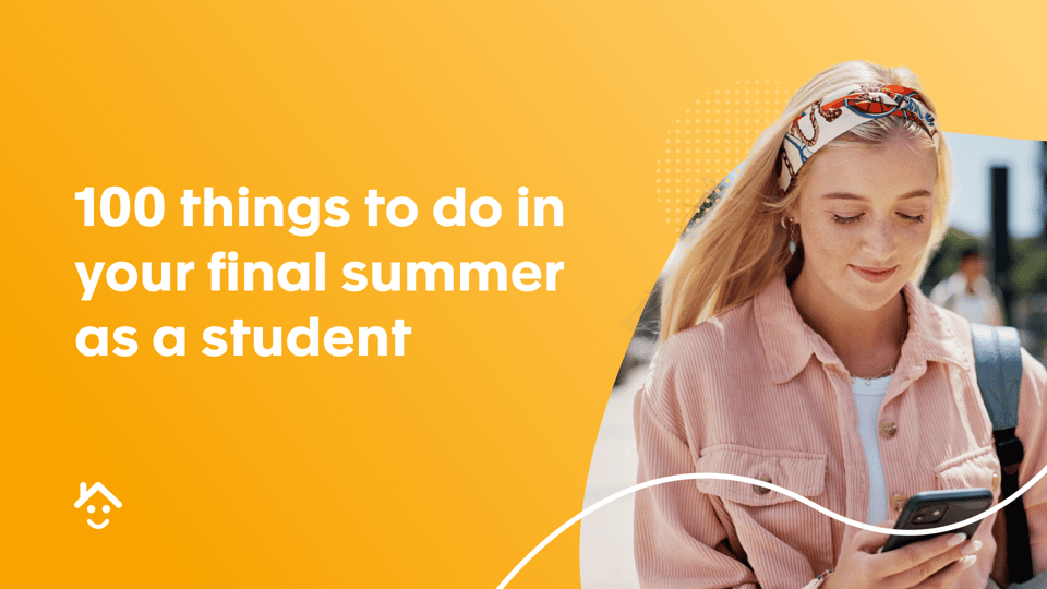 100 things to do in your final summer as a student